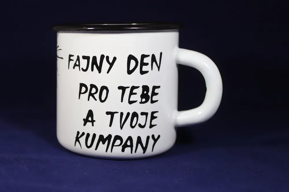 Plecháček ručně malovaný
