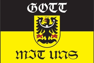 Vlajka Prajzská republika – Gott mit uns